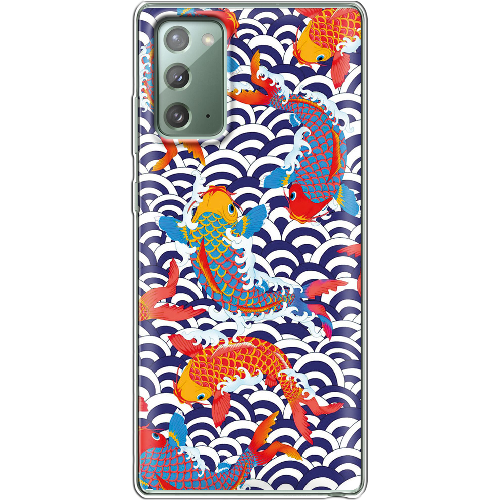 Чохол Boxface Samsung N980 Galaxy Note 20 Koi Fish Прозорий силікон (40568-up2477-40568)