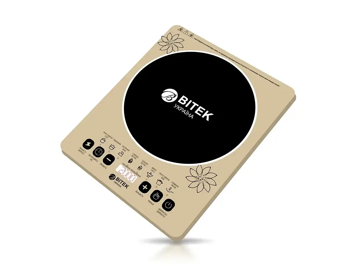 Настольная индукционная плита BITEK BT-8017 1 конфорка 2000 Вт (3188086580) Настольная индукционная плита BITEK BT-8017 1 конфорка 2000 Вт (3188086580)