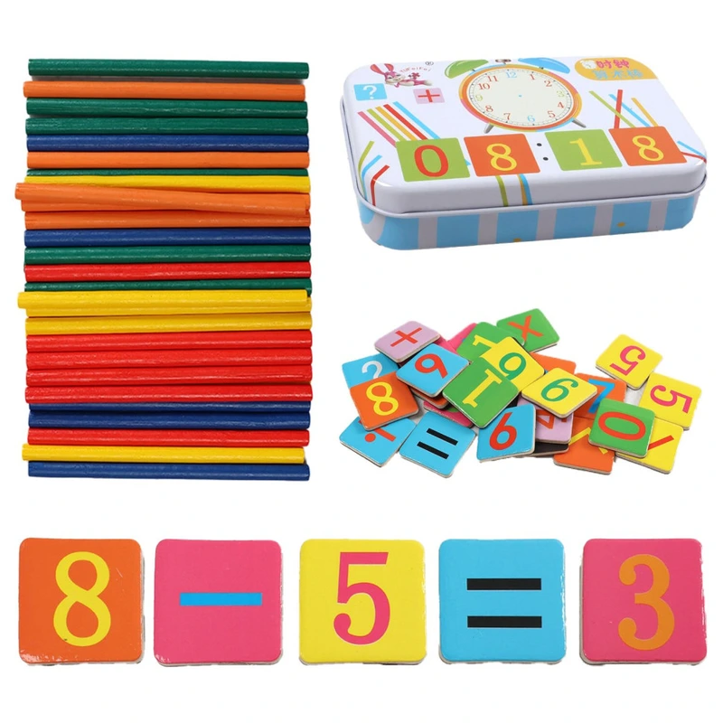 Гра магнітна логічна 74290 цифри/математичні позначки/палички
