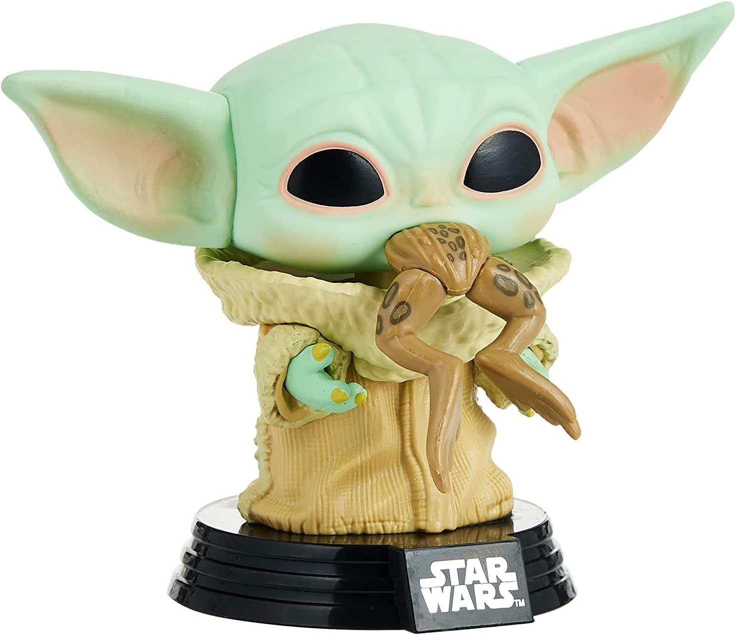 Фігурка Funko Pop! Star Wars The Mandalorian The Child Grogu with Frog