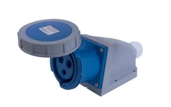 Силова розетка E.NEXT e.socket.123.32.67 2P+PE 32А 230 В стаціонарна IP67 Синій (i082010)