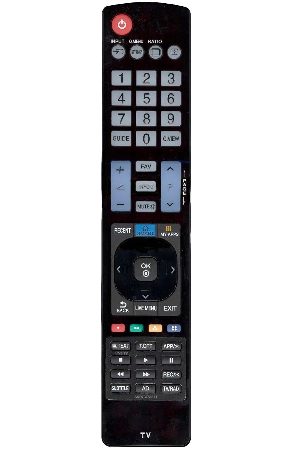 Пульт для телевизора LG AKB73756571 (1846)