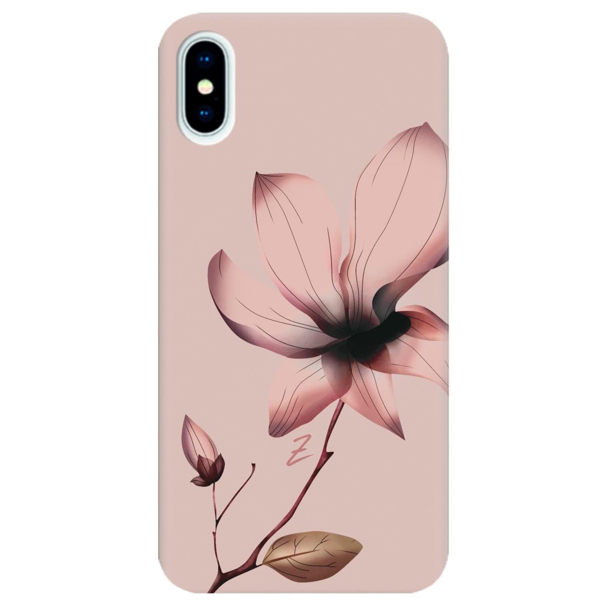 Силиконовый чехол Zorrov для Apple iPhone X - Blossom (10290050153033640)