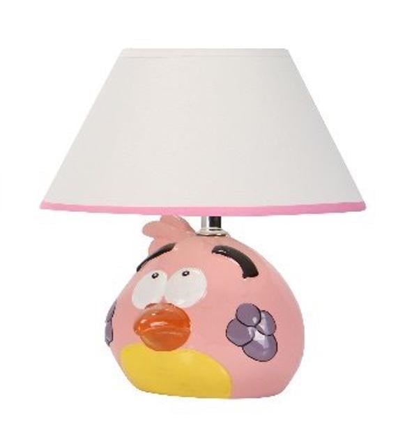 Настольная лампа Sirius D1-109-PK с абажуром E14 200х200х250 мм (28688467)