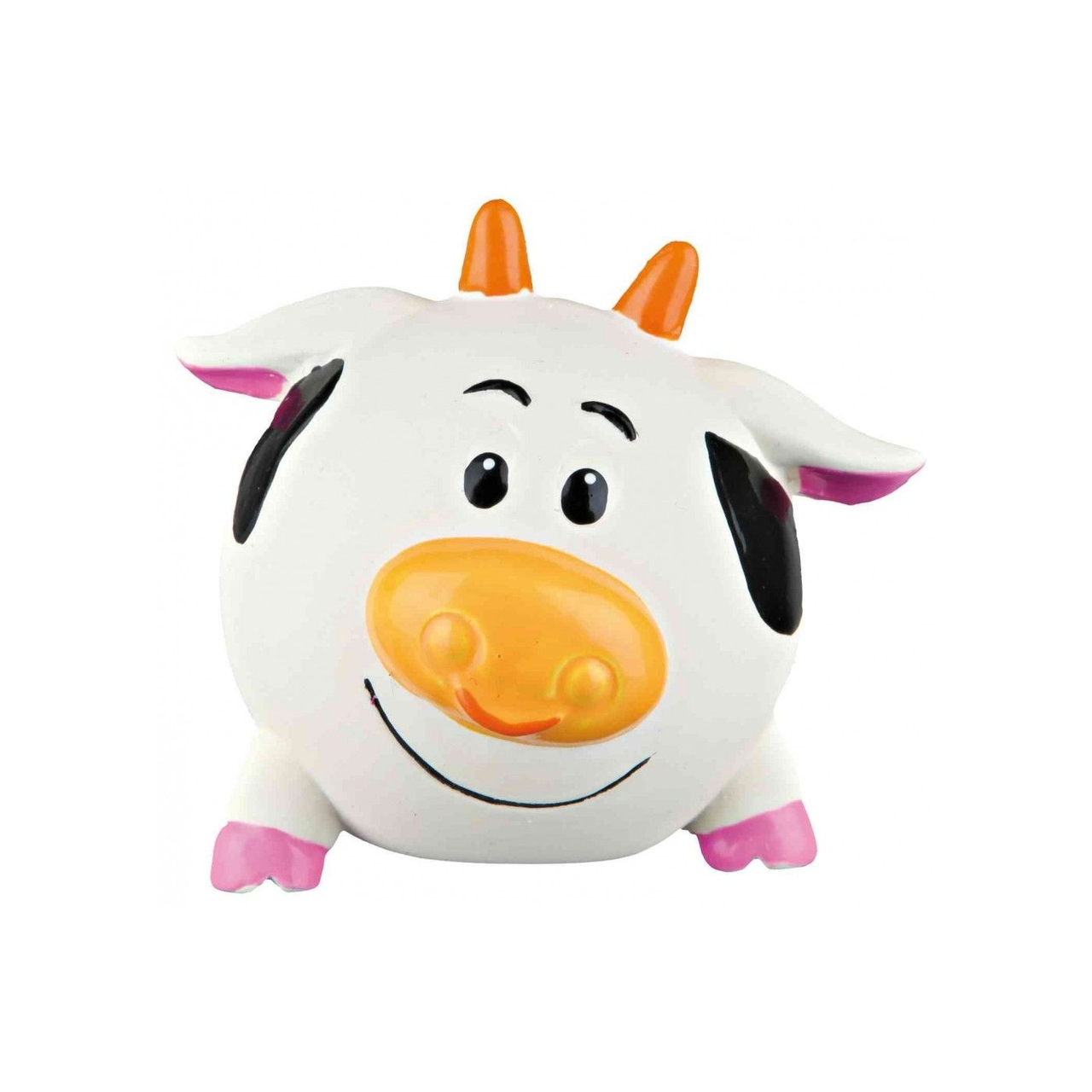 Игрушка для собак Trixie Мяч корова с пискавкой латекс 6 см (4047974352830_1)