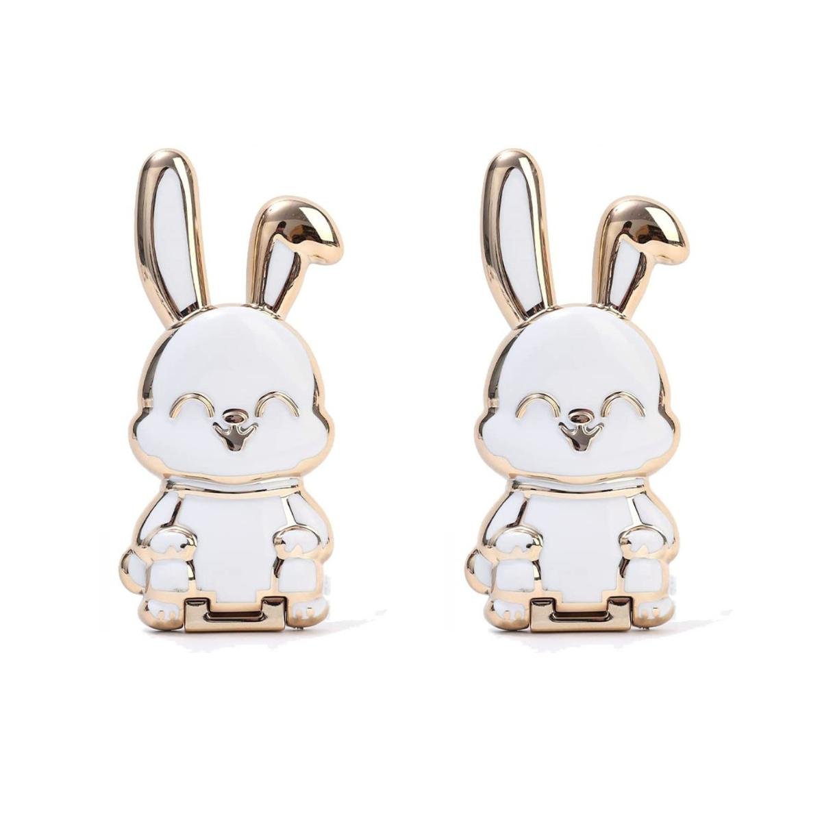 Держатели BunnyGrip для телефона с оригинальным дизайном Кролик 2 шт. Белый (1786)