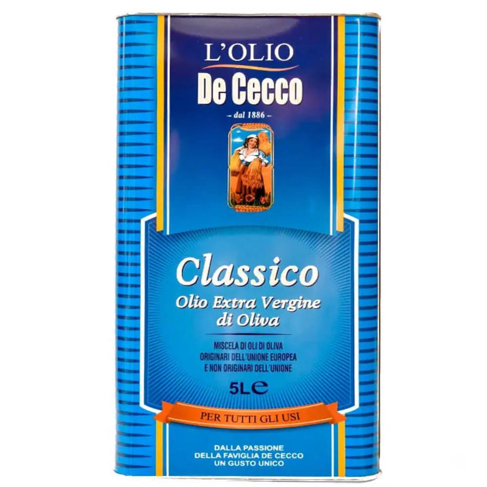 Масло оливковое De Cecco Classico Olio Extra Vergine di Oliva 5 л ж/б (2481042326) - фото 2