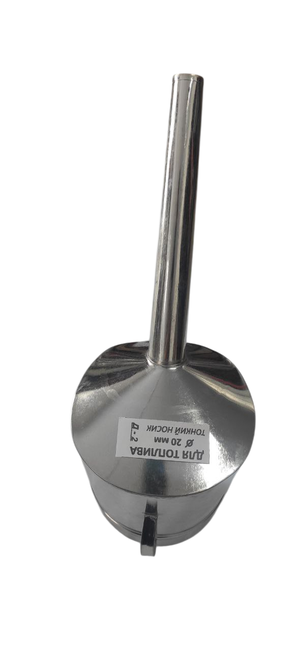 Лійка металева для ДП з латунною сіткою носик косий d 20 мм (020437Д2) - фото 3