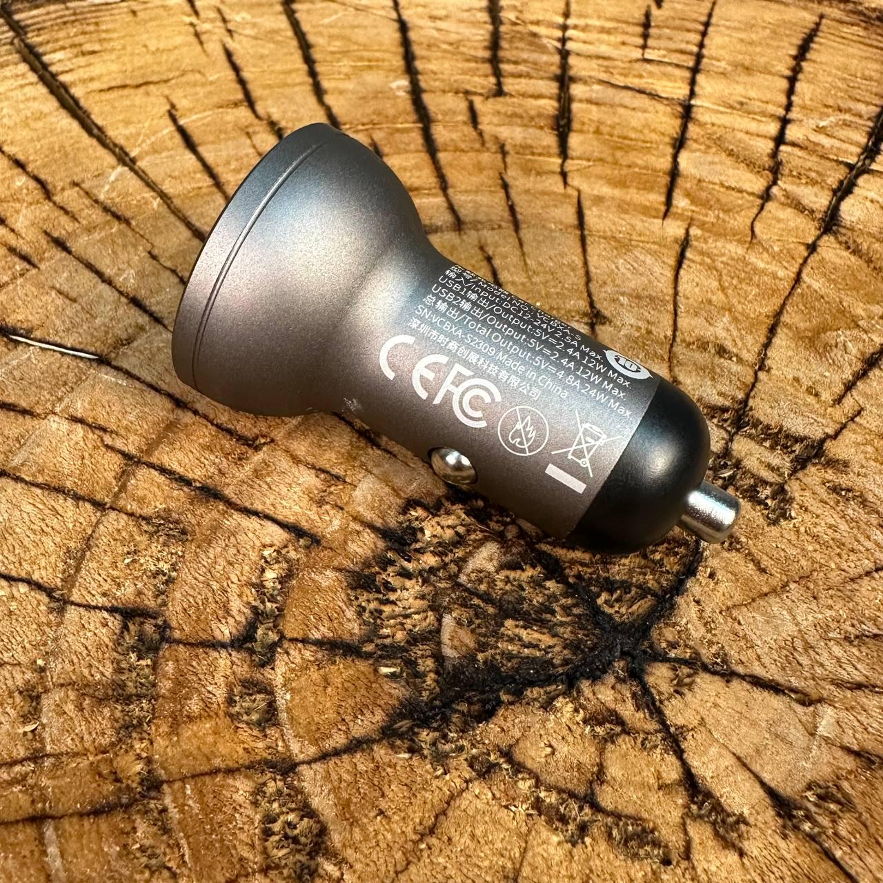 Быстрая зарядка в прикуриватель BASEUS с вольтметром на 2 USB 48А 24W - фото 7 Быстрая зарядка в прикуриватель BASEUS с вольтметром на 2 USB 48А 24W - фото 7