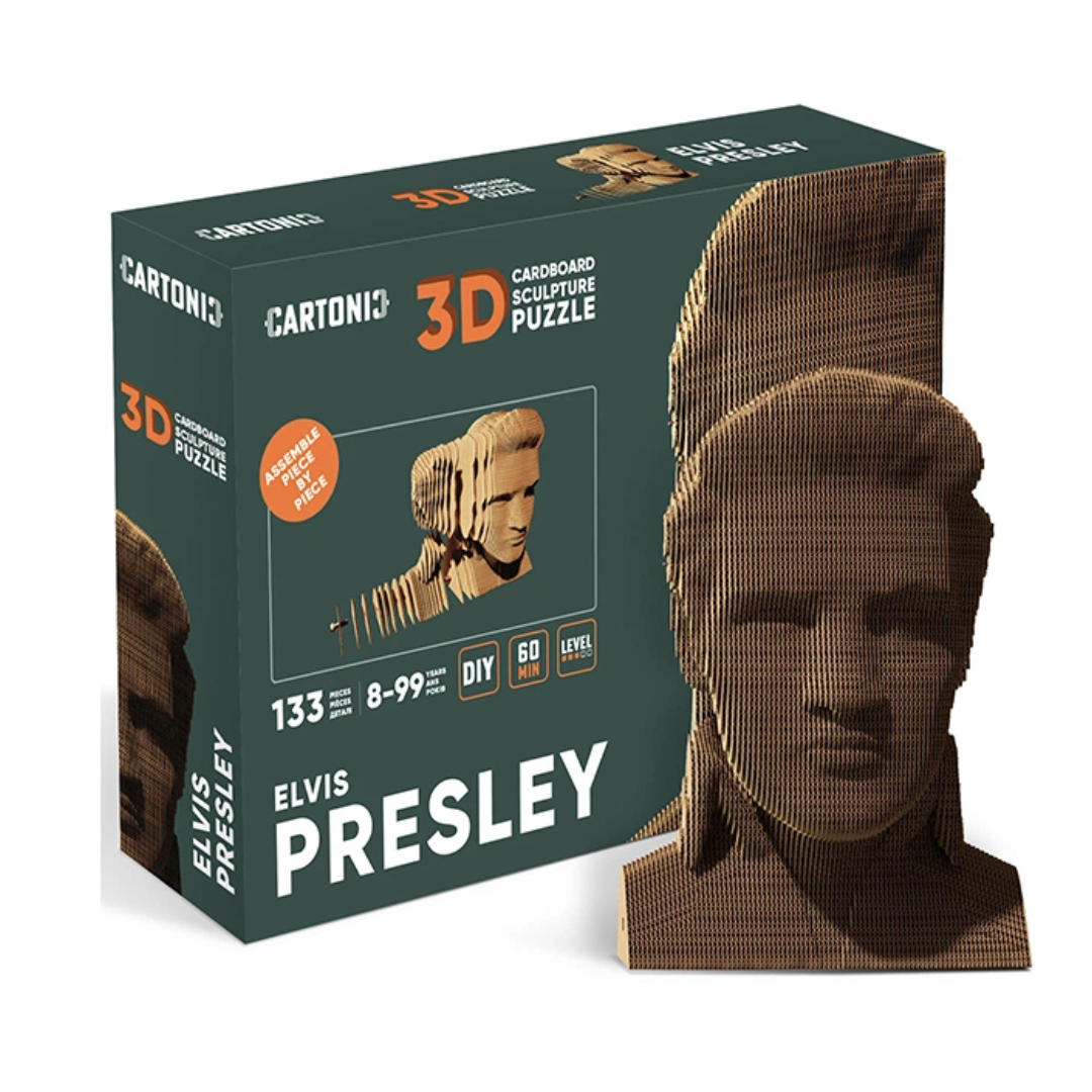 Пазл-конструктор 3D картонный Cartonic 3D Puzzle ELVIS Элвис Пресли (33394538)