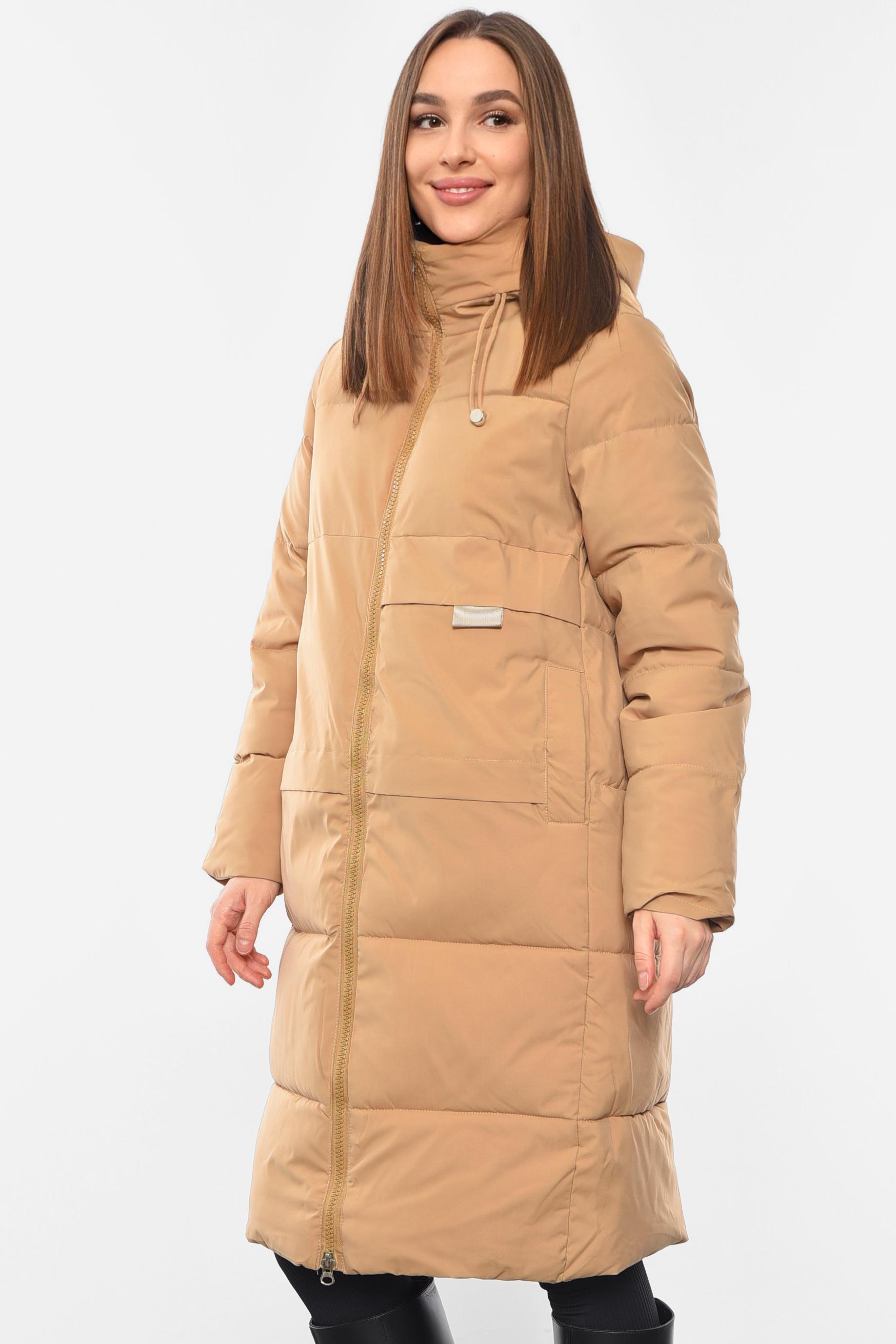 Куртка жіноча зимова 3XL Бежевий (193676) - фото 2 Куртка жіноча зимова 3XL Бежевий (193676) - фото 2