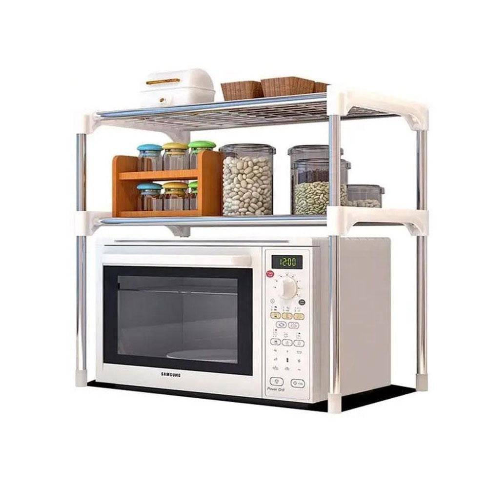 Полиця-органайзер телескопічна настільна для мікрохвильової печі або інших потреб