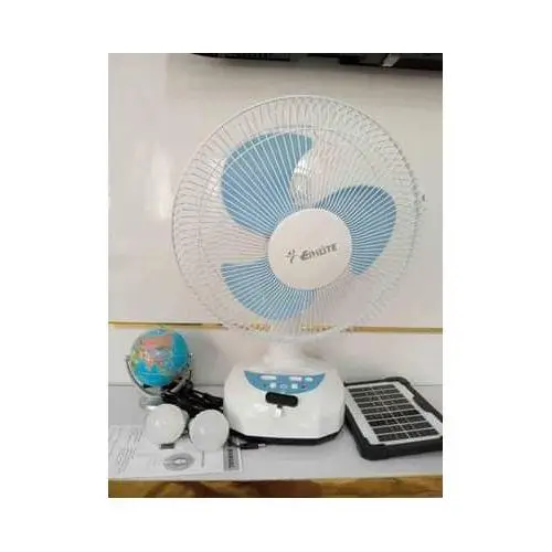 Вентилятор портативный SONALAS SL662 с солнечной панелью/автоповоротом/2 скорости/USB/аккумулятор 9V/4500 мАч (6-18-M17200) - фото 3