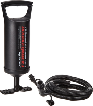 Насос ручной Intex с 3 насадками для матрасов кругов бассейнов 7/15 27 см (2603127225) - фото 5