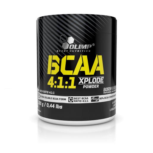 Амінокислота BCAA для спорту Olimp Nutrition BCAA 4:1:1 Xplode Powder 200 г 40 порцій Fruit Punch