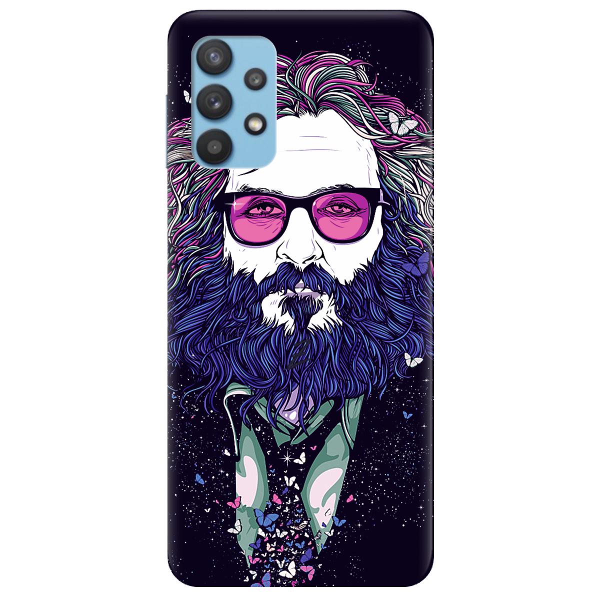 Силиконовый чехол Zorrov для Samsung Galaxy A32 - Blue Beard (15500040078121606)