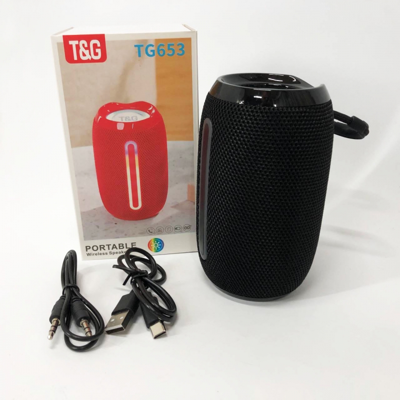 Портативная колонка TG 653 с USB Black (tf4879) - фото 8