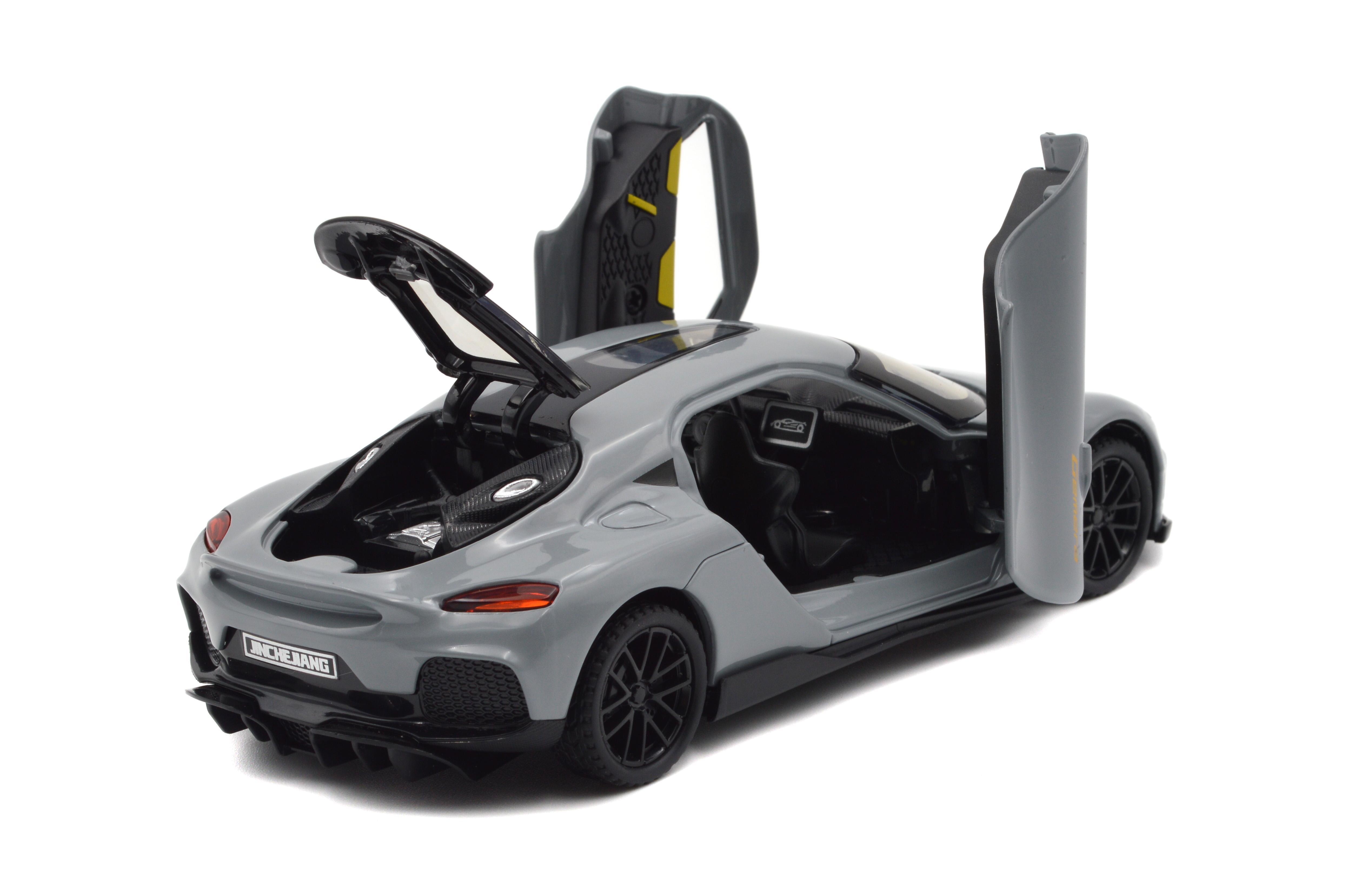 Модель металлическая Koenigsegg Gemera свет звук инерция открываются все двери (73022G) - фото 6 Модель металлическая Koenigsegg Gemera свет звук инерция открываются все двери (73022G) - фото 6