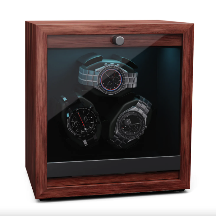 Заводной механизм для 3 часов KLARSTEIN Brienz 3/4 режима LED-подсветки/USB питания (10045571)