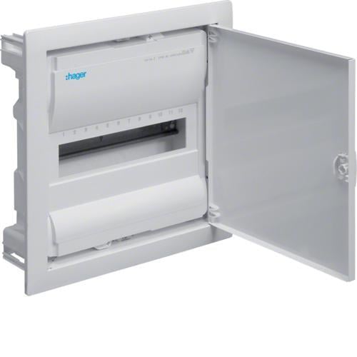 Щит распределительный Hager VOLTA встроенная металлическая дверь 12 модулей пластик 356х348х94,5 мм (VU12UA)