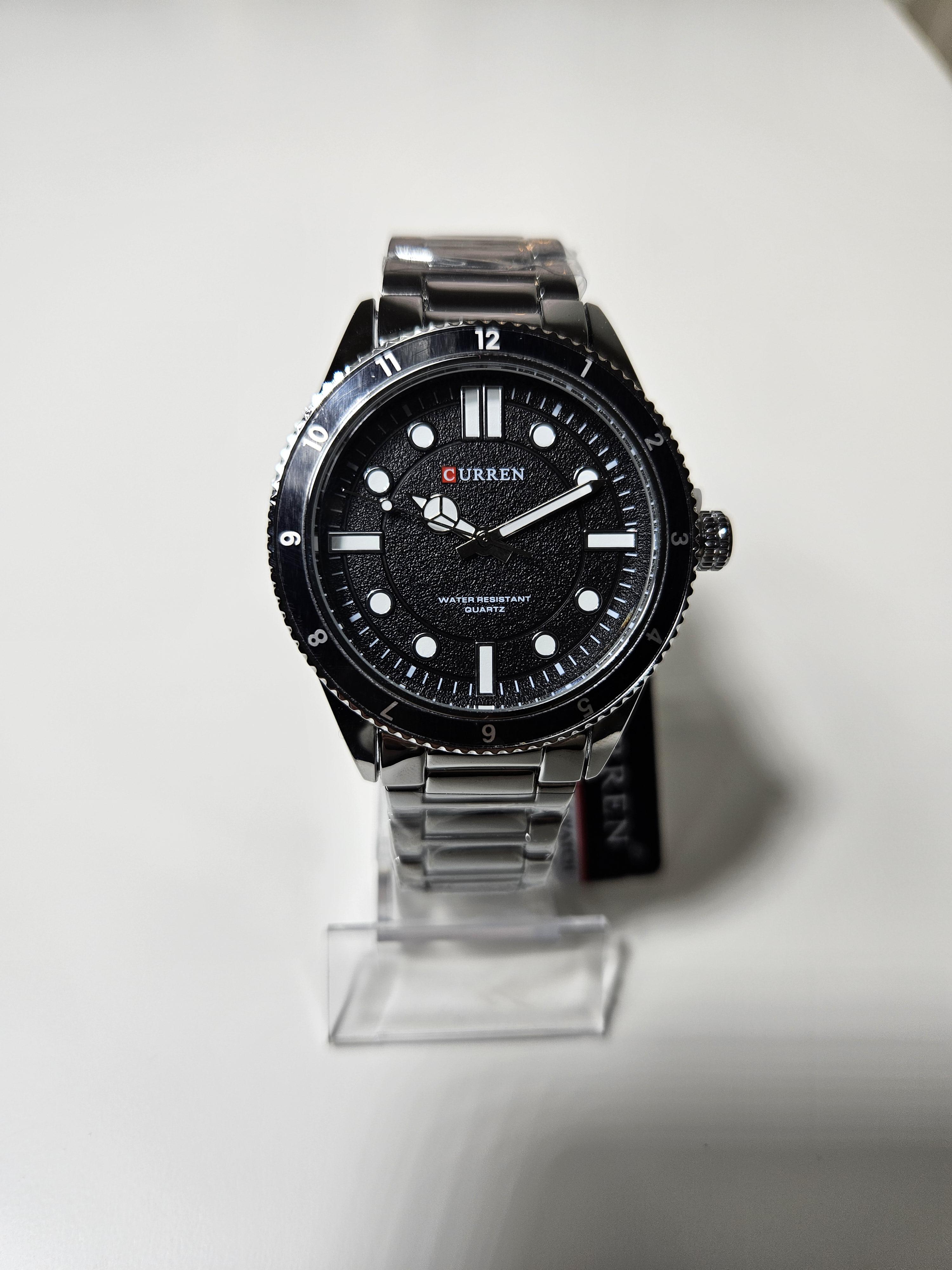 Наручные часы мужские Сurren 8450 Silver/Black (1108) - фото 3 Наручные часы мужские Сurren 8450 Silver/Black (1108) - фото 3