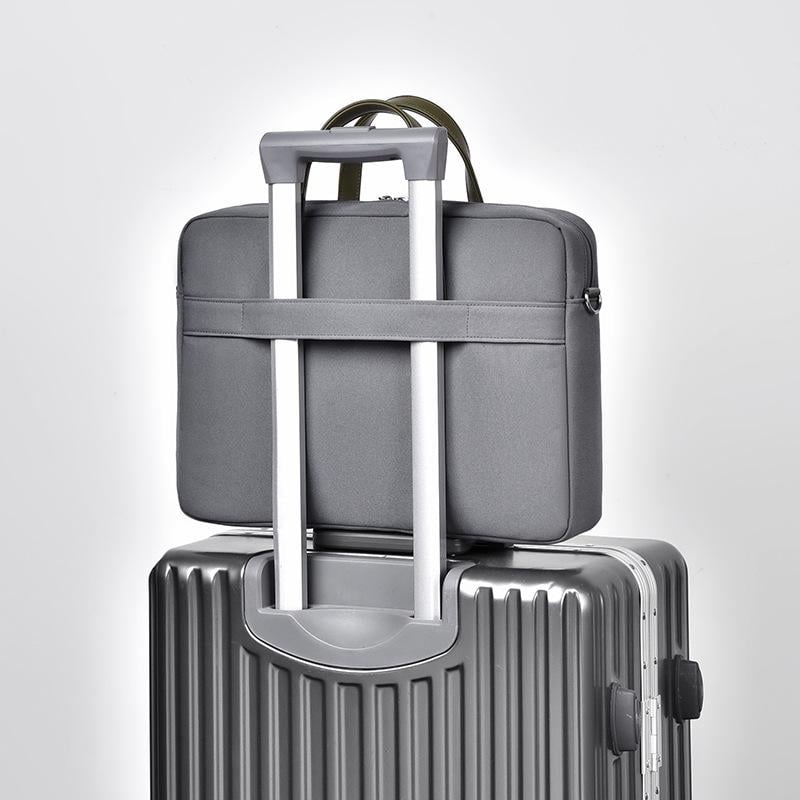 Сумка для ноутбука 17-17,3" або документів велика протиударна Сірий (IBN047S) - фото 3 Сумка для ноутбука 17-17,3" або документів велика протиударна Сірий (IBN047S) - фото 3