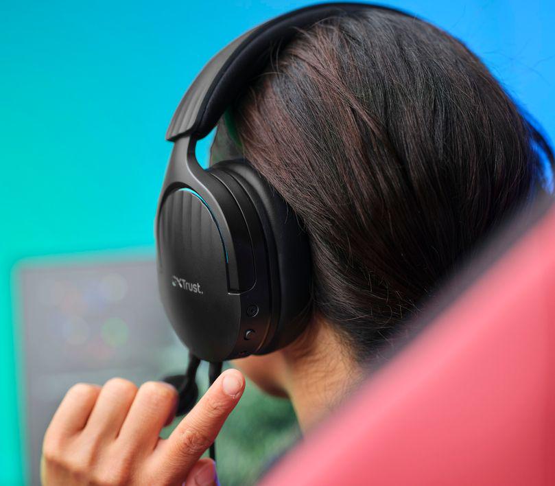 Наушники геймерские с микрофоном Trust GXT 490 FAYZO USB-A Черный (24900_TRUST) - фото 8 Наушники геймерские с микрофоном Trust GXT 490 FAYZO USB-A Черный (24900_TRUST) - фото 8