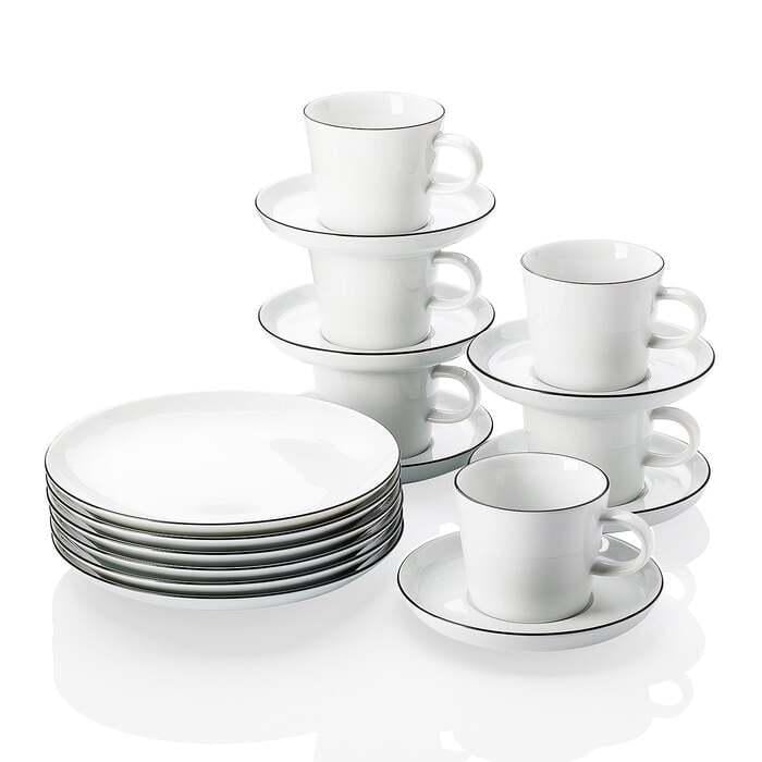 Сервиз кофейный Arzberg Cucina 18 пр. Черный