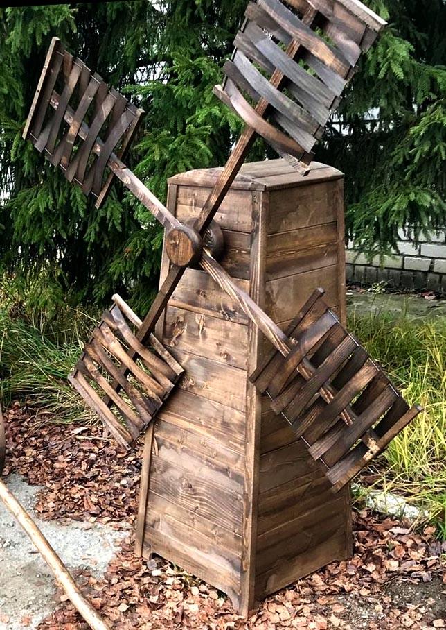 Млин декоративний із дерева Олодіо Капучино (МЕС-000209)