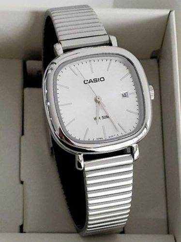Наручные часы женские Casio LTP-B166D-7A Timeless Collection Lady Timeless Collection со стальным корпусом Белый (2907502681)