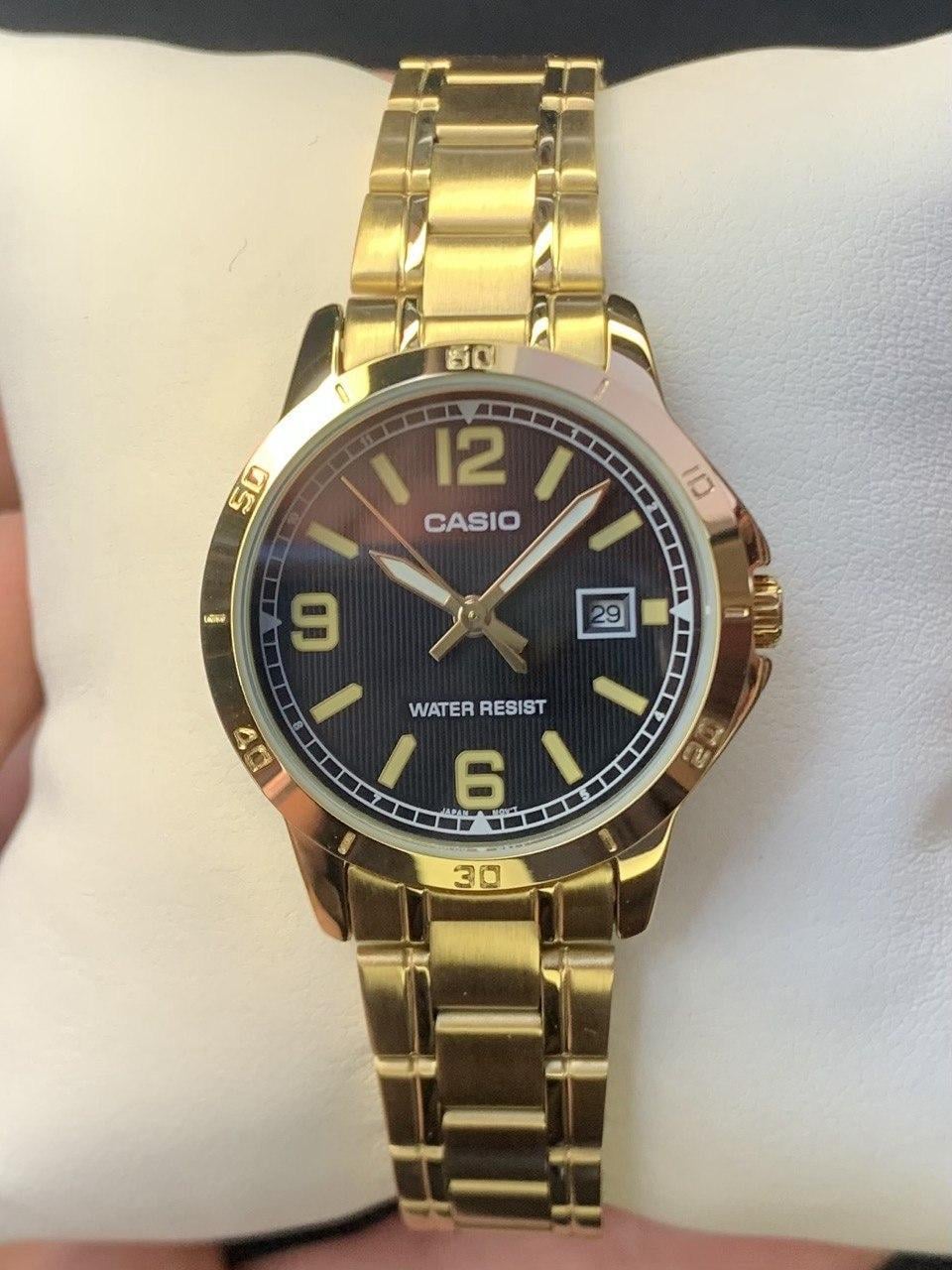 Наручные часы женские Casio LTP-V004G-1B Lady Timeless Collection Черный (2895605448)