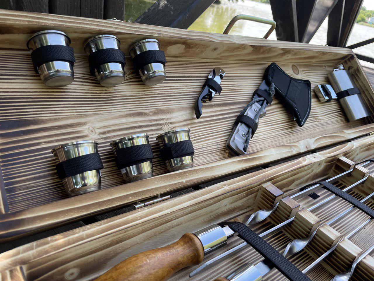 Набір шампурів 3 для шашлику (Україна 3) - фото 2 Набір шампурів 3 для шашлику (Україна 3) - фото 2