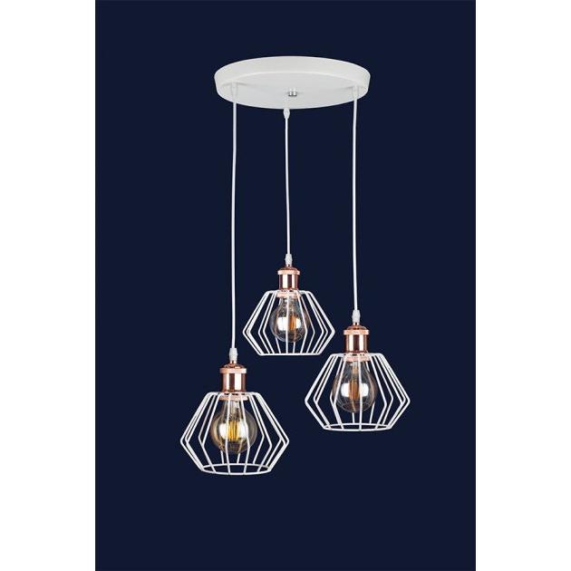 Люстра Levistella 756PR108F-3 WH+RG 300 (371188)