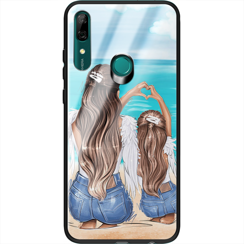 Чехол Boxface Huawei P Smart Z Family Vacation Черный силикон со стеклом (37381-up2380-37725)