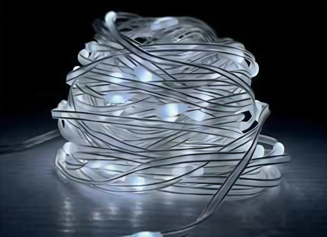 Гірлянда вулична світлодіодна вологозахищена в силіконі HOROZ ELECTRIC FAIRY-10 7000К (00000065771)