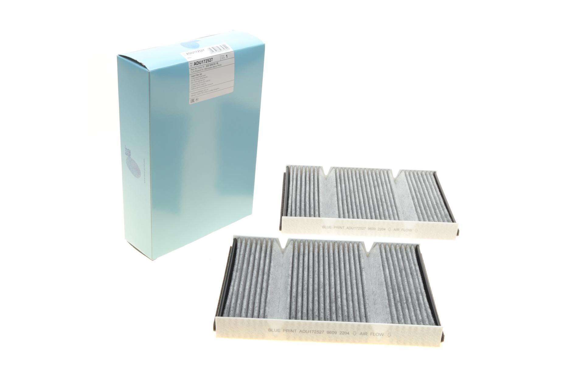 Фільтр салону BLUE PRINT для MB S-class W222/C217 13- вугільний 2 шт. (ADU172527)