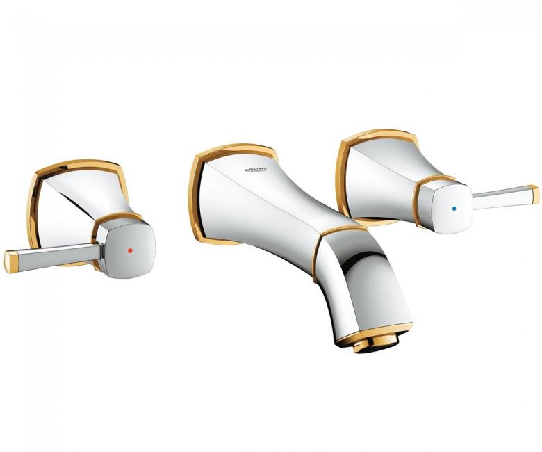 Смеситель для раковины Grohe Grandera 20414IG0 Хром/Золотой (64269)