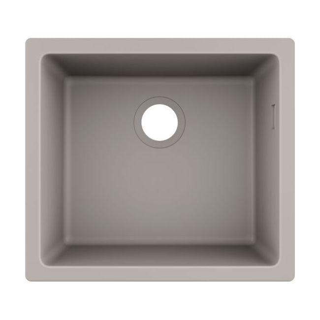 Мойка для кухни Hansgrohe S510-U450 под столешницу 500х450 мм Concretegrey (43431380)