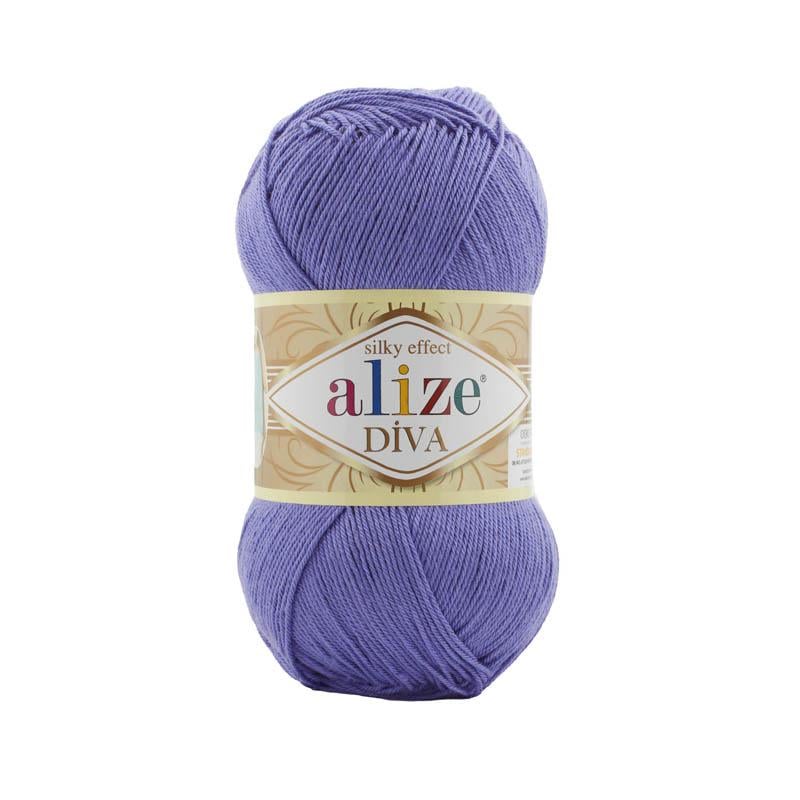Пряжа Alize Diva 851 Барвінок