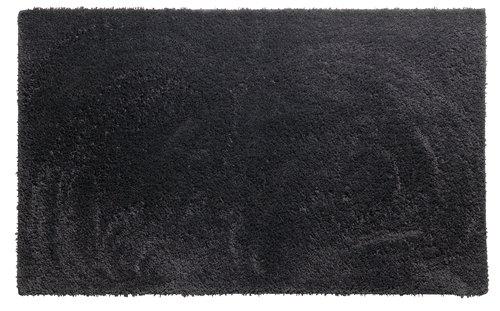 Коврик для ванной 70x120 см полиэстер Серый