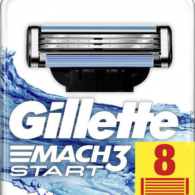 Касети для гоління змінні Gillette Mach 3 Start 8 шт. (26755515)