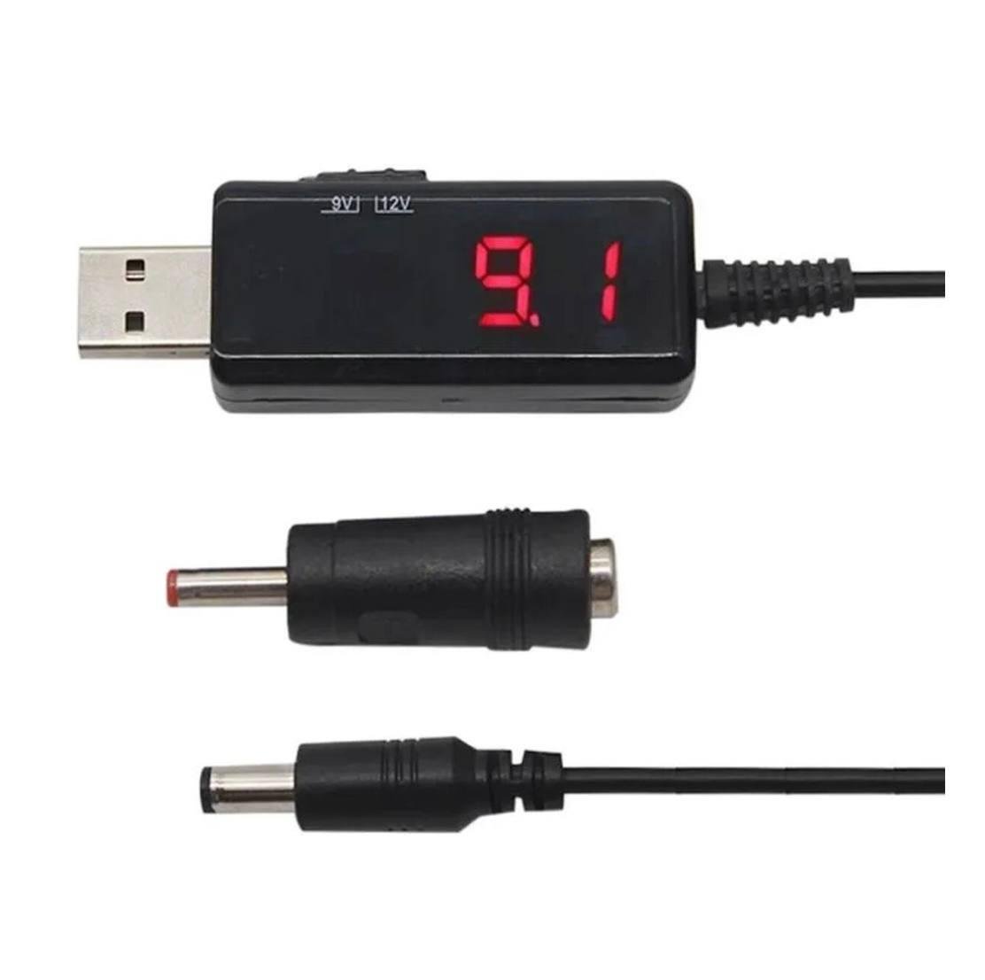 Кабель для роутера USB-DC 5V TO 9V/12V (1M) - фото 2 Кабель для роутера USB-DC 5V TO 9V/12V (1M) - фото 2