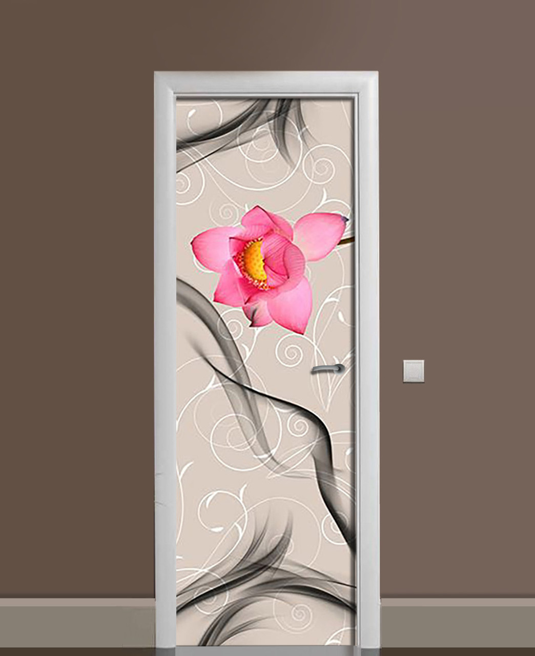 Наклейка 3D на двери Zatarga Одинокий бутон 650х2000 мм (1323455965) Наклейка 3D на двери Zatarga Одинокий бутон 650х2000 мм (1323455965)