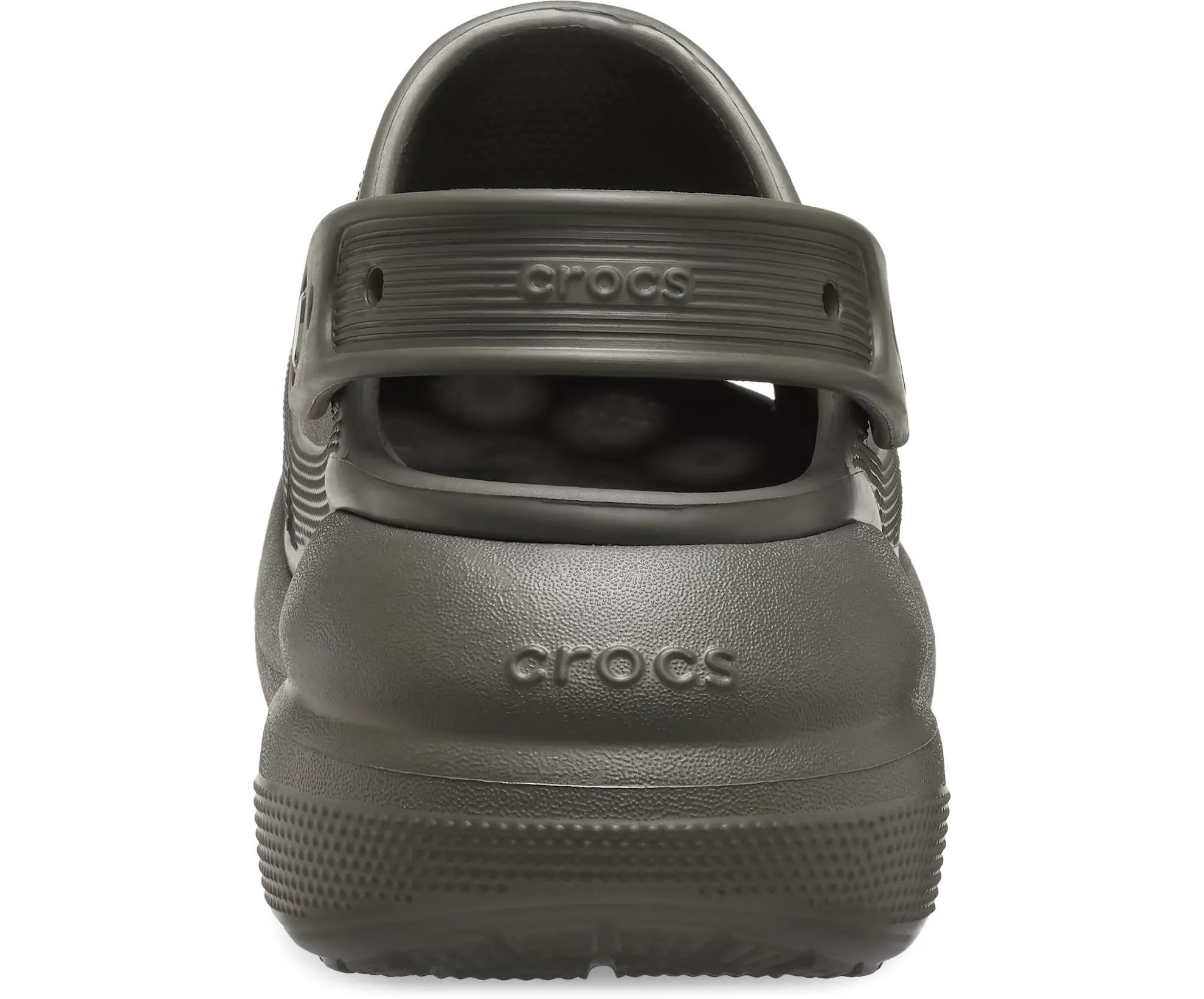 Сабо женские Crocs Classic Crush Clog M7W9 р. 40 25,5 см Dusty Olive (207521) - фото 5