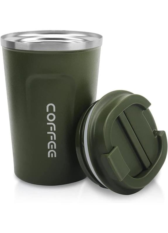 Термокружка металлическая Coffe Tumbler 380 мл Хаки (404774)