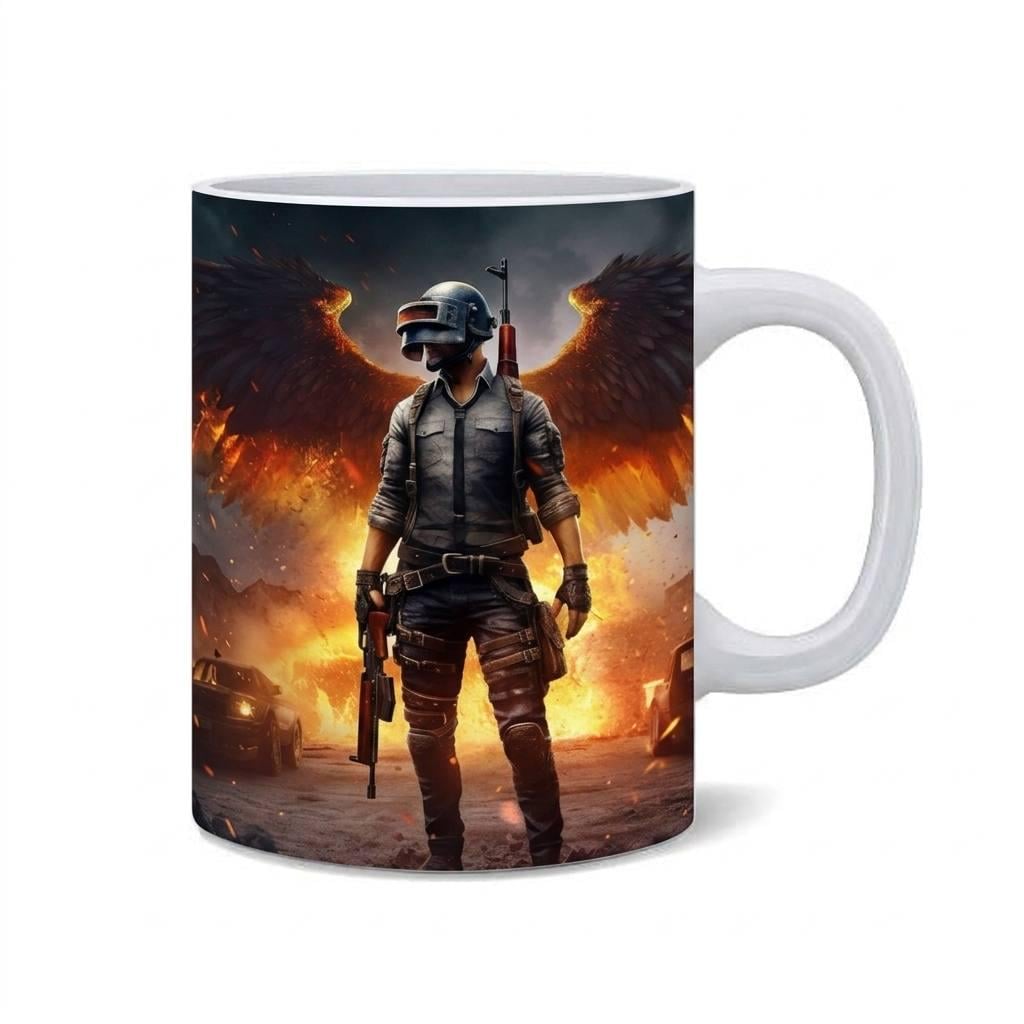 Чашка PUBG Mobile 330 мл Белый Чашка PUBG Mobile 330 мл Белый