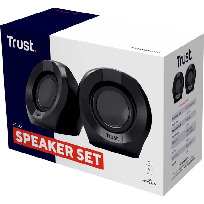 Комп'ютерні колонки Trust Polo Speaker 4 Вт Чорний (25164) - фото 5