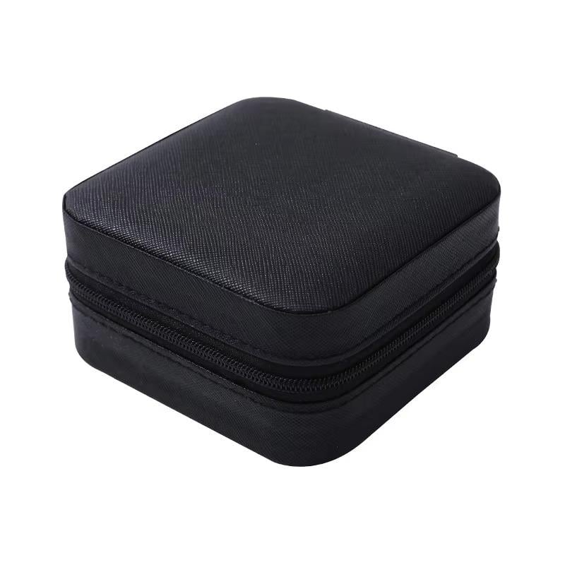 Набір для шиття нитки голки ножиці та аксесуари з сумкою на блискавці Чорний