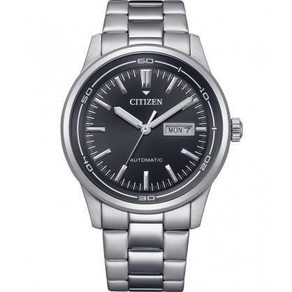 Наручные часы мужские Citizen NH8400-87E механические со стальным корпусом и черным циферблатом Наручные часы мужские Citizen NH8400-87E механические со стальным корпусом и черным циферблатом