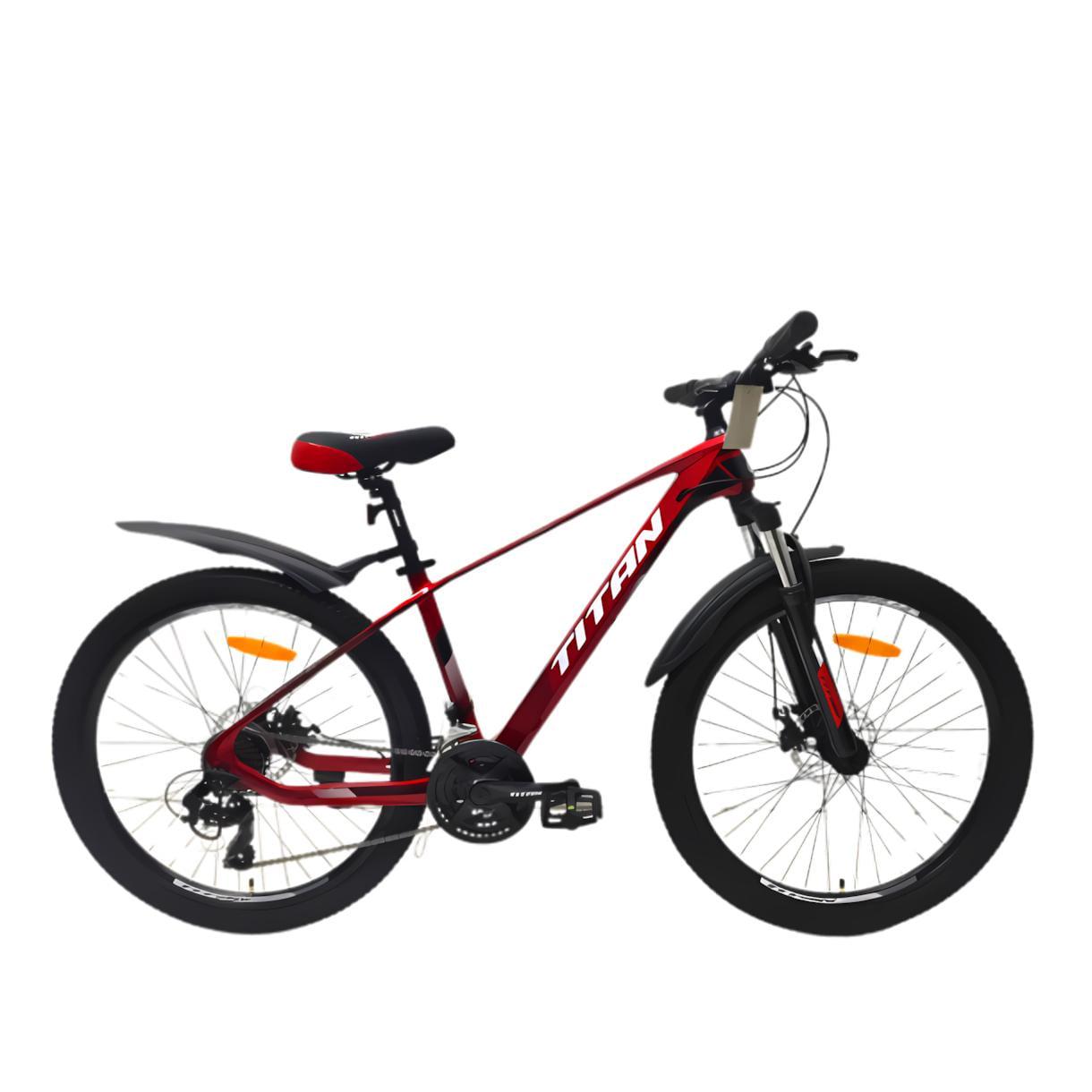 Велосипед Titan Shadow 2024 26" 15,5" Червоний/Чорний (438)